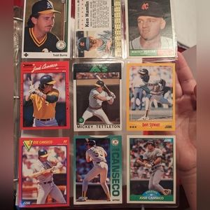Set of 9 Baseball Cards